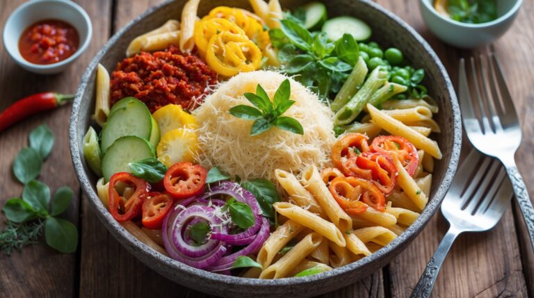 Pasta Salad Rainbow dalam Jar: Resep Praktis & Sehat